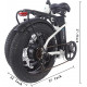 Narrak 48V 750W 13AH 20"x4.0 Fat Tire Step-Over Folding Electric Bicycle (Color: Orange)