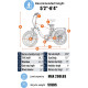 Narrak 48V 500W 13AH 20"x4.0 Fat Tire Step-Thru Folding Electric Bicycle (Color: Red)