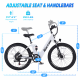 Narrak 48V 750W 13AH 26" Step-Thru Mountain Electric Bicycle (Color: White)	