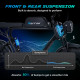 Narrak Electric Bike for Adults,1100W Peak Motor 16"x 4.0 Fat Tires 28MPH E-Bike, 48V Removable Battery Dirt Bike, Dual Suspension & Brakes Motorcycle, 7-Speed