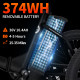 Narrak 350W Step-Thru Folding Electric Trike (Black)