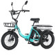 Narrak 350W Step-Thru Folding Electric Trike (Green)