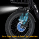 Narrak 350W Step-Thru Folding Electric Trike (Black)