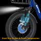 Narrak 350W Step-Thru Folding Electric Trike (Blue) Narrak 350W Step-Thru Folding Electric Trike (Blue)