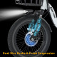 Narrak 350W Step-Thru Folding Electric Trike (White) Narrak 350W Step-Thru Folding Electric Trike (White)