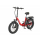 Narrak 48V 750W 13AH 20"x4.0 Fat Tire Step-Thru Folding Electric Bicycle (Color: RED)