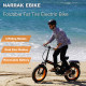 Narrak 48V 750W 13AH 20"x4.0 Fat Tire Step-Over Folding Electric Bicycle (Color: Orange)