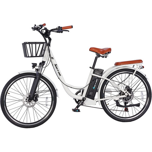 Narrak 48V 750W 13AH 26"x2,235  Electric Bicycle (Color: White) Narrak 48V 750W 13AH 26"x2,235  Electric Bicycle (Color: White)