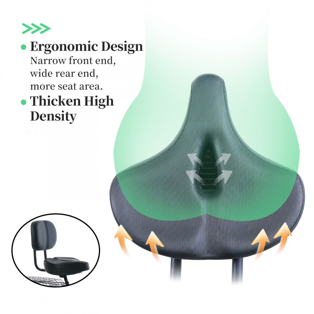 Bike Seat with Backrest for S180, S186, S127 Bike Seat with Backrest for S180, S186, S127