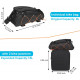 Rear Bike Rack Bag/Bike Panniers Waterproof Bicycle Ebike Saddle Bag Cycling Pannier Trunk Carrier with Reflector & Adjustable Cord Rear Bike Rack Bag/Bike Panniers Waterproof Bicycle Ebike Saddle Bag Cycling Pannier Trunk Carrier with Reflector & Adjustable Cord