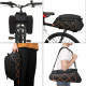 Rear Bike Rack Bag/Bike Panniers Waterproof Bicycle Ebike Saddle Bag Cycling Pannier Trunk Carrier with Reflector & Adjustable Cord Rear Bike Rack Bag/Bike Panniers Waterproof Bicycle Ebike Saddle Bag Cycling Pannier Trunk Carrier with Reflector & Adjustable Cord