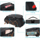 Rear Bike Rack Bag/Bike Panniers Waterproof Bicycle Ebike Saddle Bag Cycling Pannier Trunk Carrier with Reflector & Adjustable Cord Rear Bike Rack Bag/Bike Panniers Waterproof Bicycle Ebike Saddle Bag Cycling Pannier Trunk Carrier with Reflector & Adjustable Cord