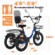 Narrak 500W Step-Thru Folding Electric Trike (Blue)