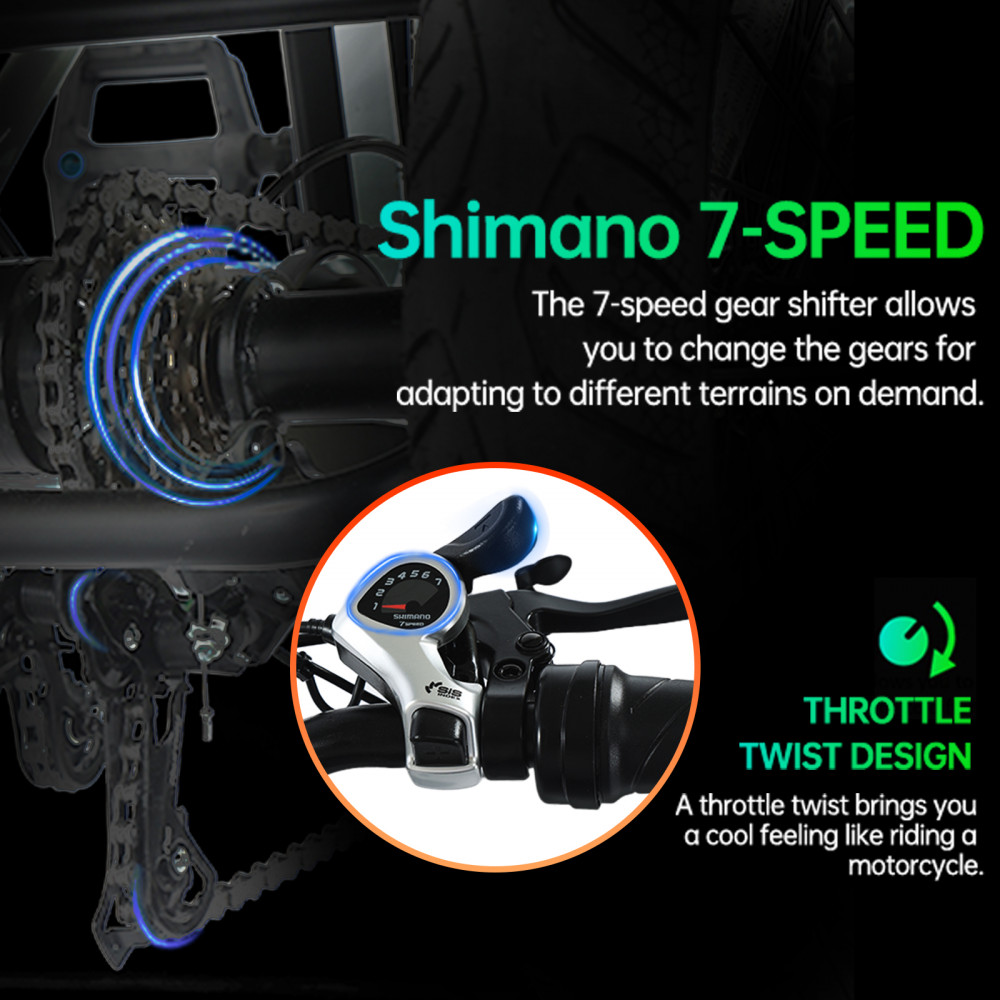 Narrak 500W Step-Thru Folding Electric Trike (Orange)