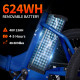 Narrak 500W Step-Thru Folding Electric Trike (Blue)